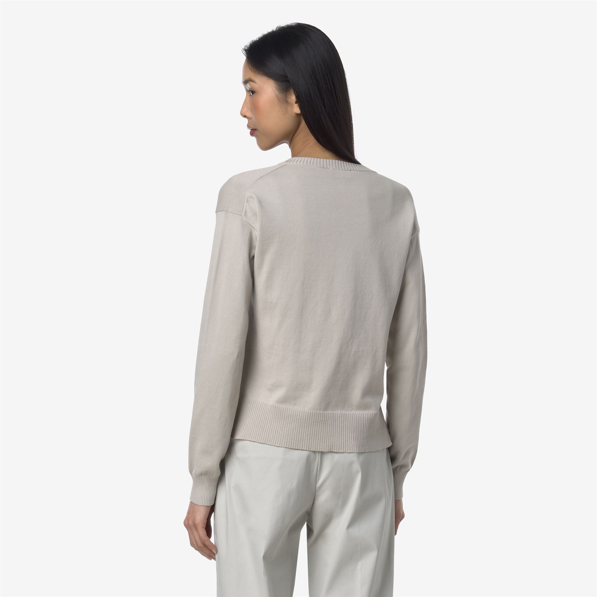 Knitwear_WOMAN_ADINE COTTON PS_Pull Over_BEIGE LT - Commercial 6