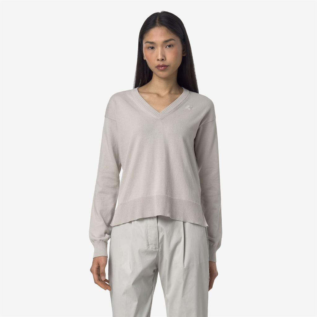 Knitwear_WOMAN_ADINE COTTON PS_Pull Over_BEIGE LT - Commercial 4