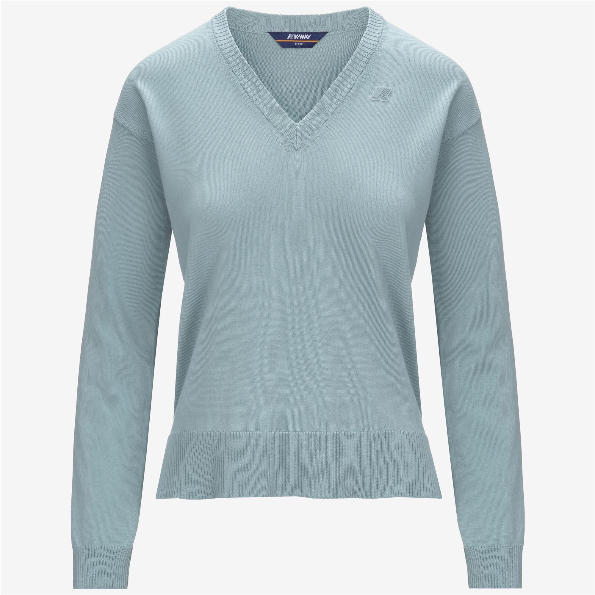 Knitwear_WOMAN_ADINE COTTON PS_Pull Over_Grey Ardesia - Commercial 1