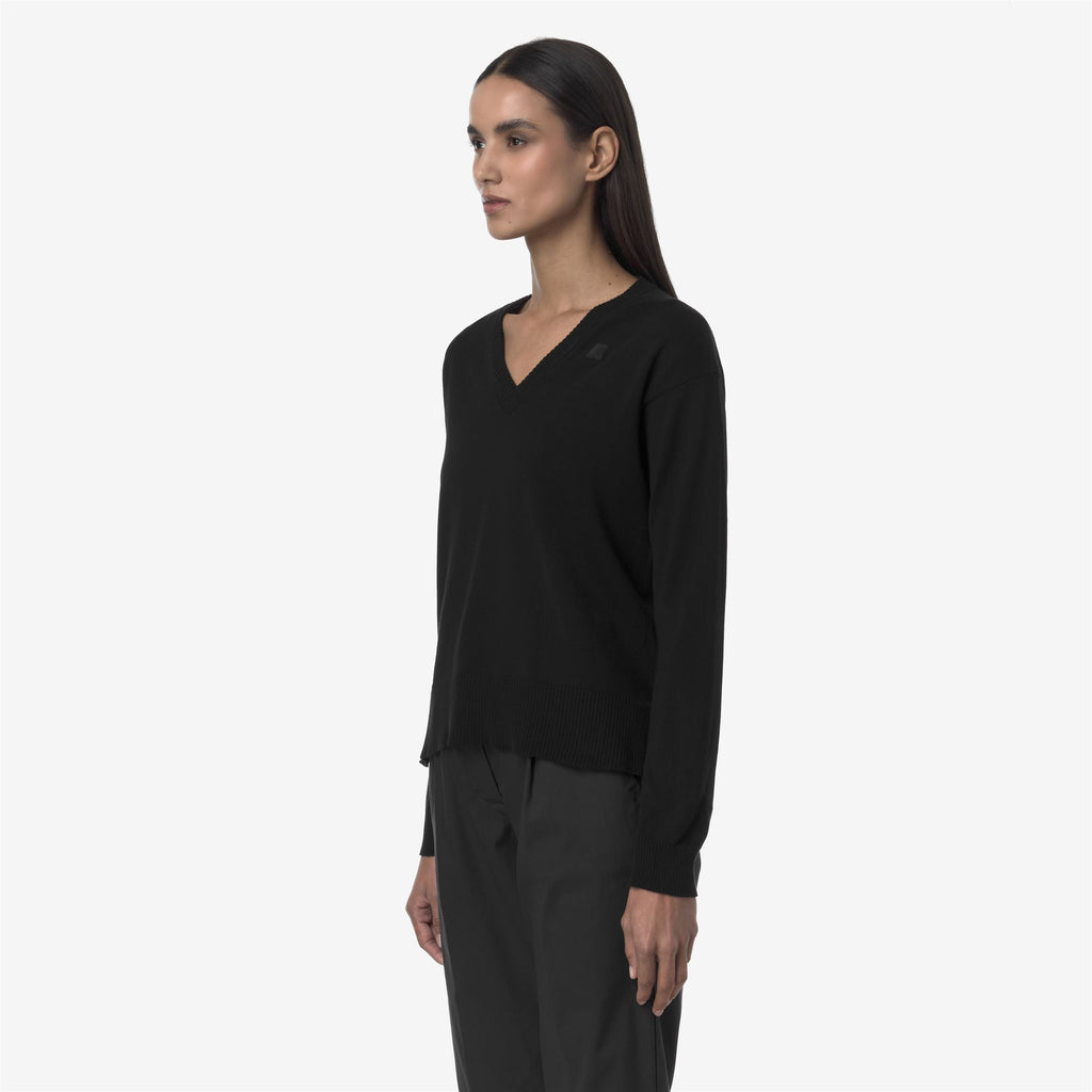 Knitwear_WOMAN_ADINE COTTON PS_Pull Over_Black Pure - Commercial 5