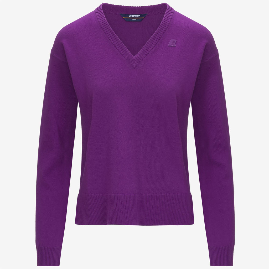 Knitwear_WOMAN_ADINE COTTON PS_Pull Over_Bright Violet - Commercial 1