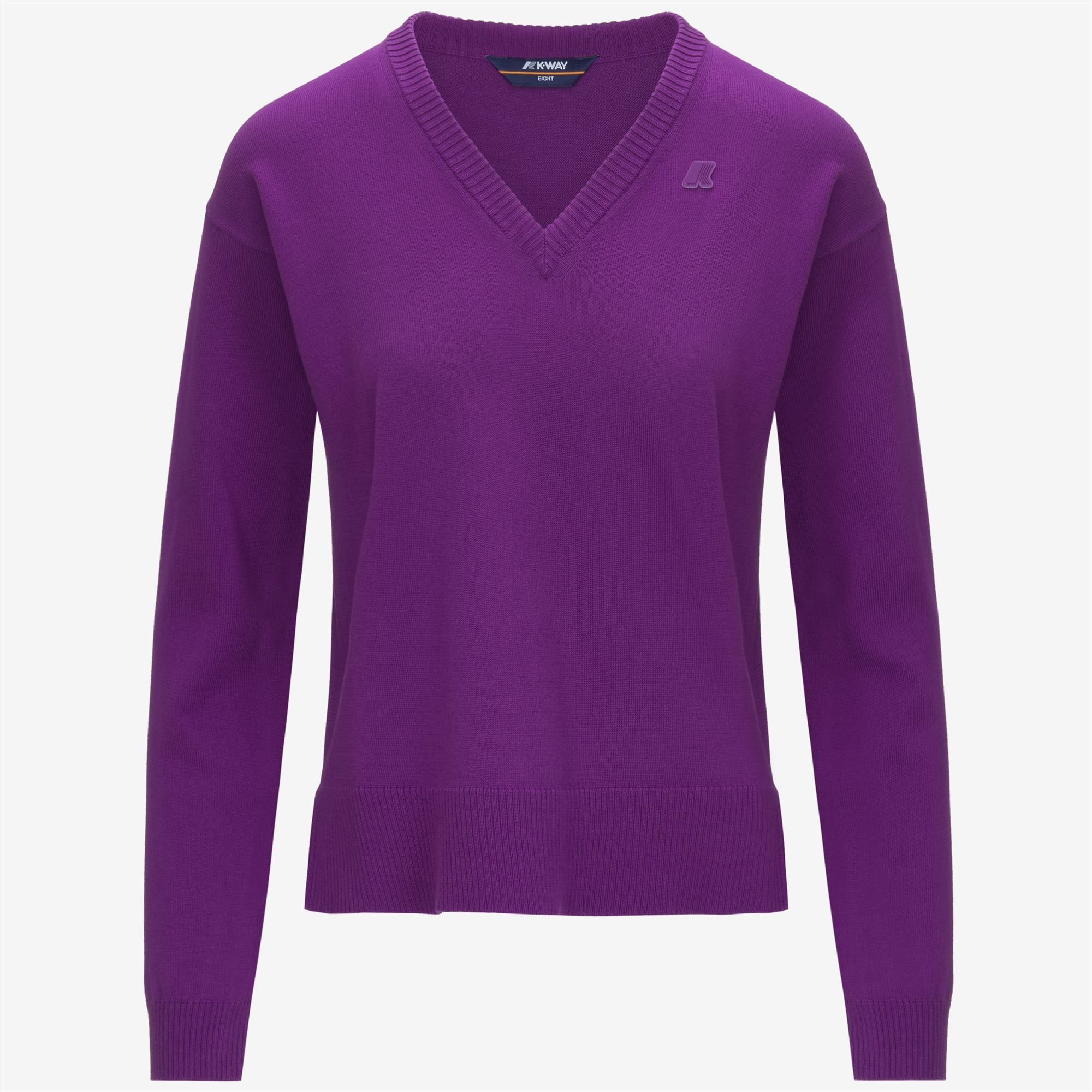 Knitwear_WOMAN_ADINE COTTON PS_Pull Over_Bright Violet - Commercial 1