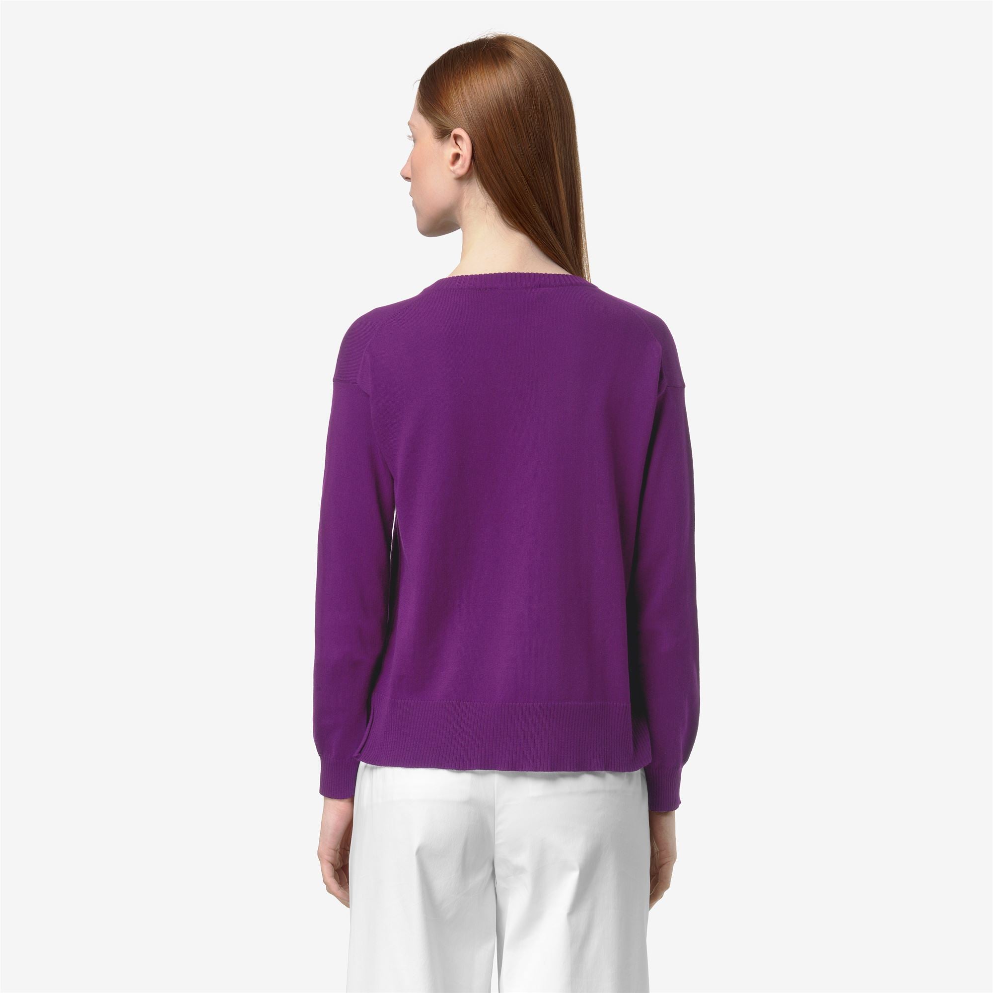 Knitwear_WOMAN_ADINE COTTON PS_Pull Over_Bright Violet - Commercial 6
