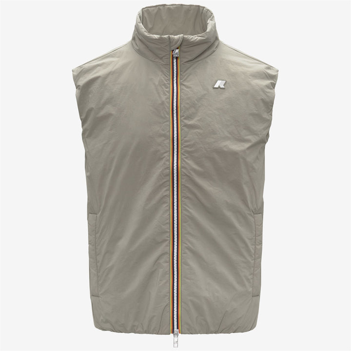 Chaleco térmico y aislante para hombre de roble verde con acolchado ecológico 1