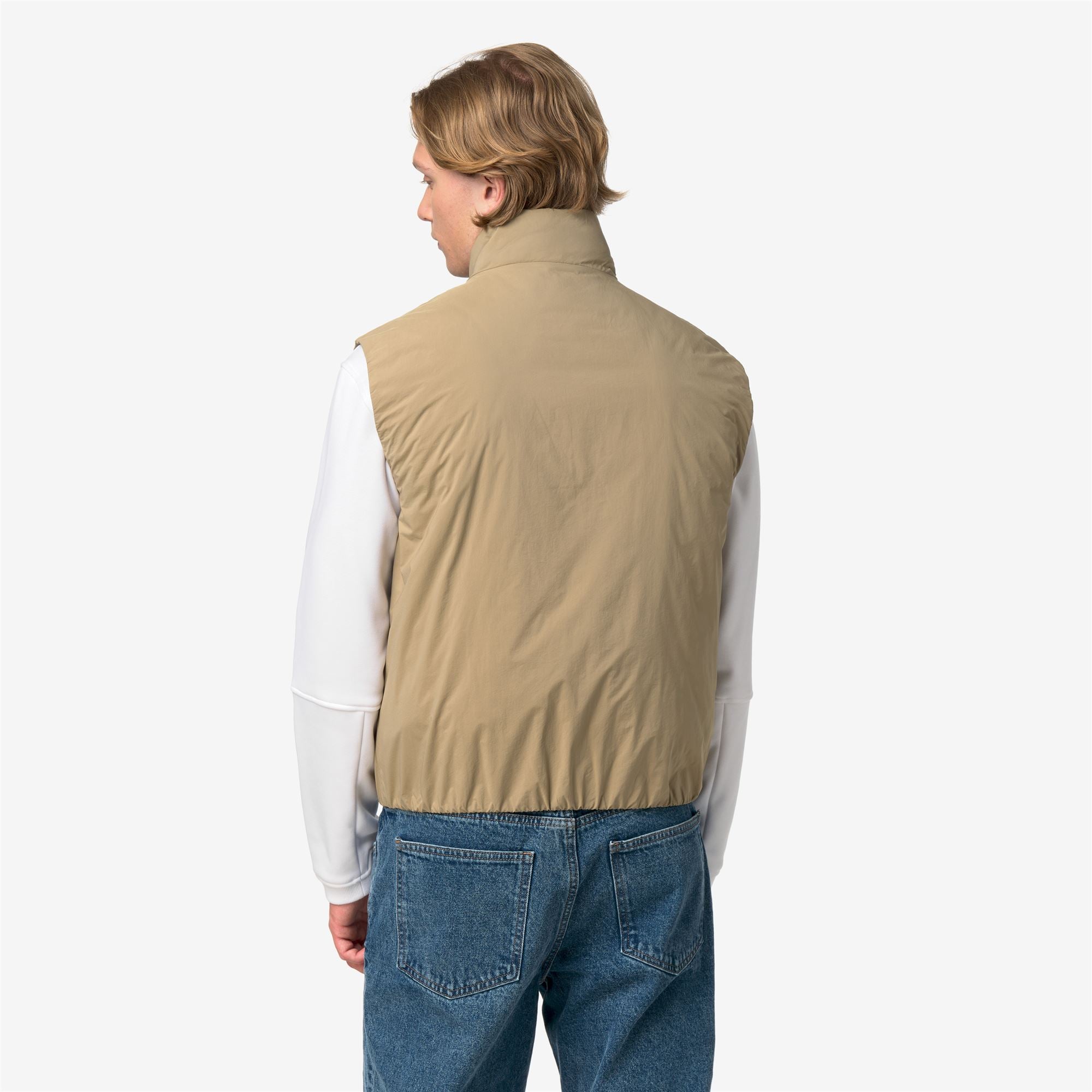 Jackets_Man_VALEN PLAIN WARM_Vest_Beige Khaki - Commercial 6