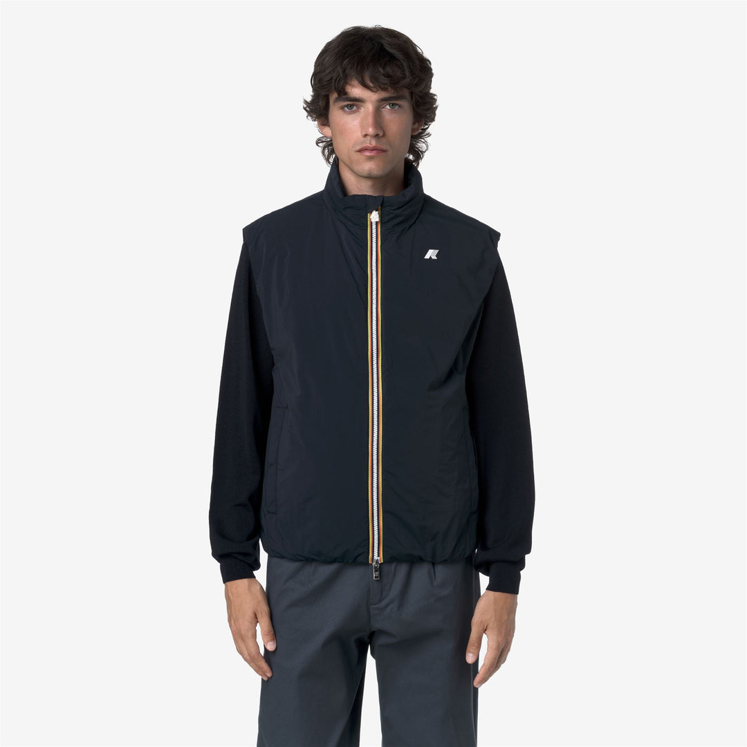 Chaqueta aislante azul oscuro para hombre 01