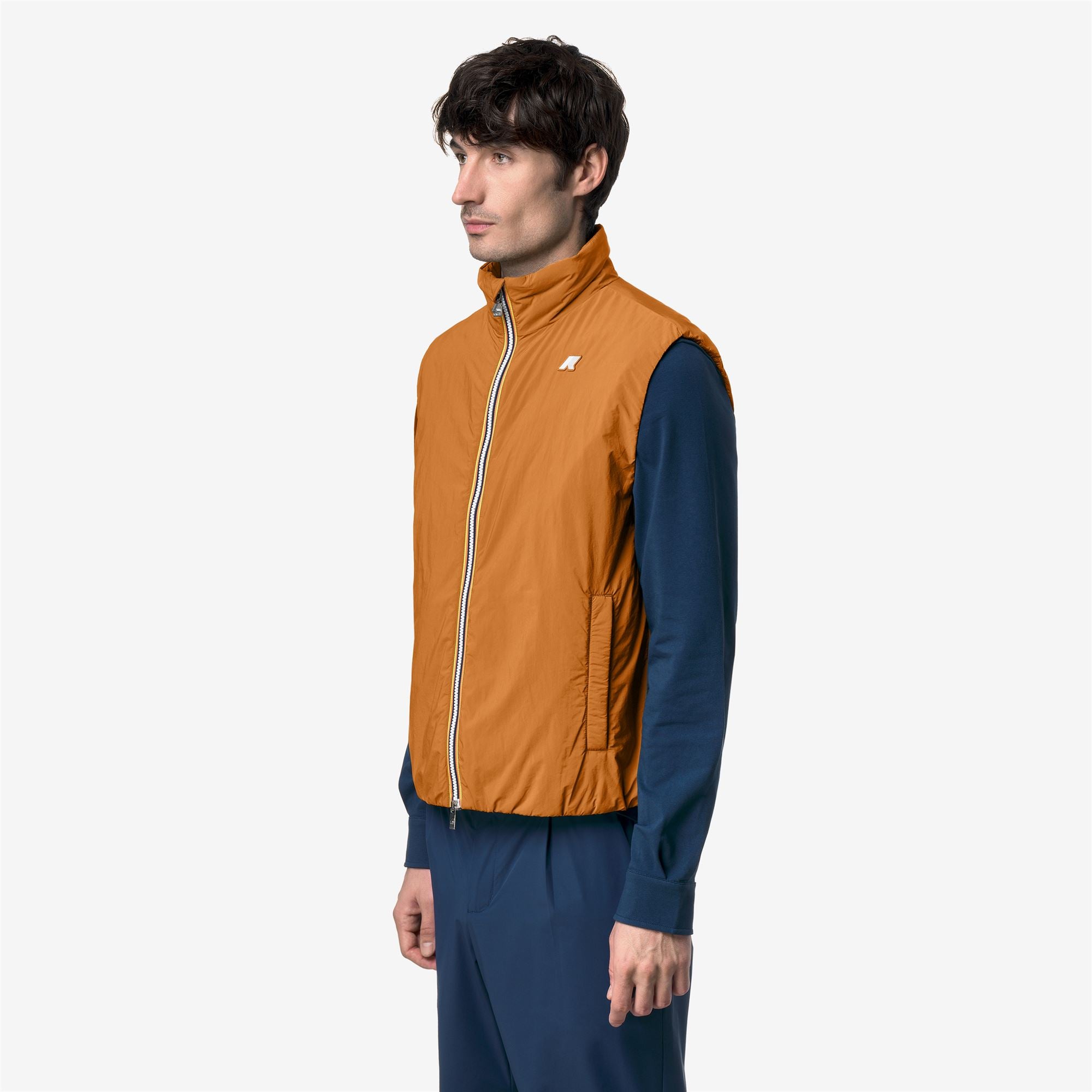 Jackets_MAN_VALEN PLAIN WARM_Vest_Orange Adobe - Commercial 5