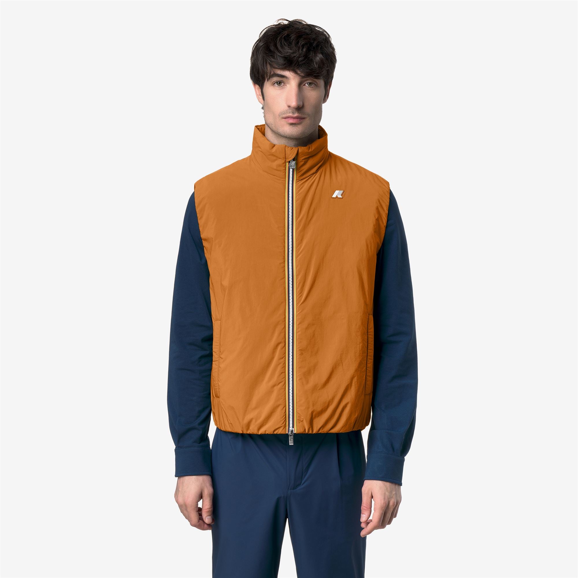 Jackets_MAN_VALEN PLAIN WARM_Vest_Orange Adobe - Commercial 4