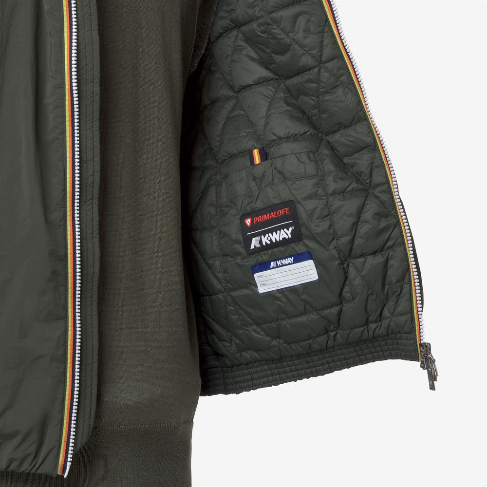 Dark green Men's Warm Vest Jacket for Spring and Fall 02