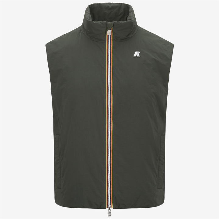 Dark green Men's Warm Vest Jacket for Spring and Fall 1