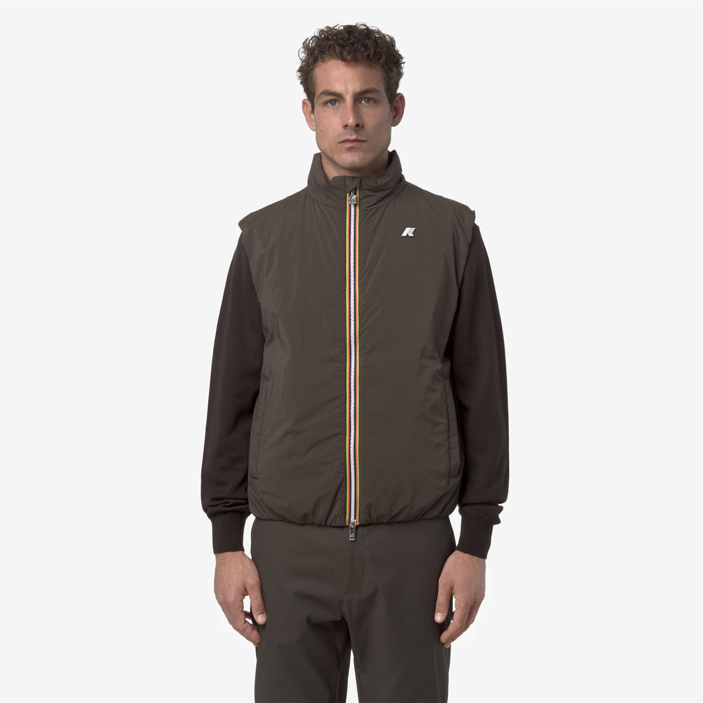 Black olive Men's Eco-Friendly Insulated Vest Jacket 02