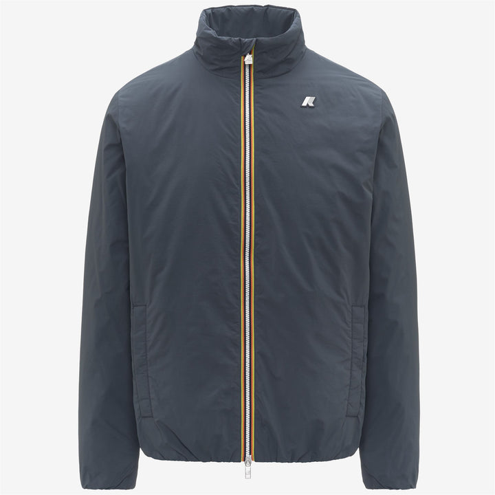 Chaqueta corta cálida azul Airforce para hombre con aislamiento ecológico 1