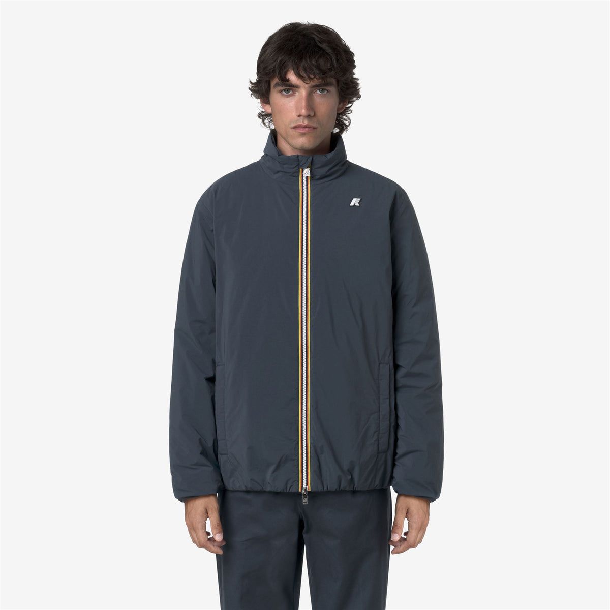 Jackets_MAN_VALENTINE PLAIN WARM_Short_Blue Airforce - Commercial 4