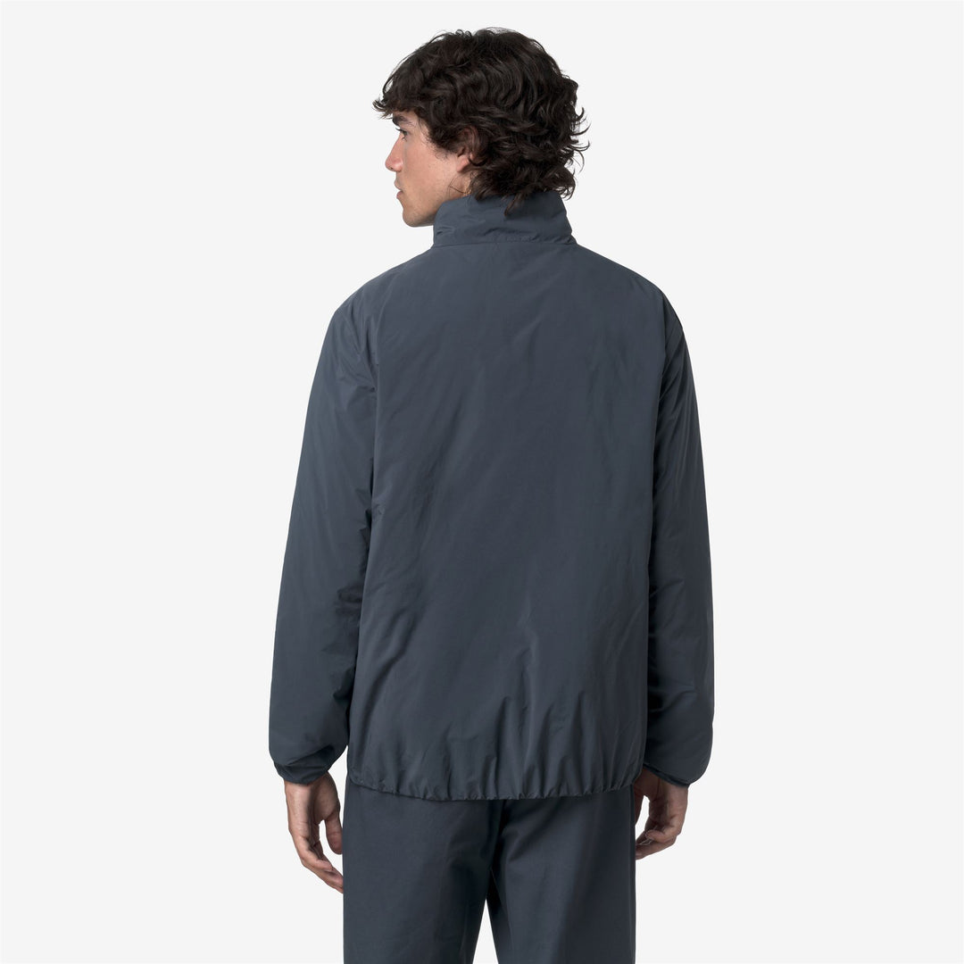 Chaqueta corta cálida azul Airforce para hombre con aislamiento ecológico main