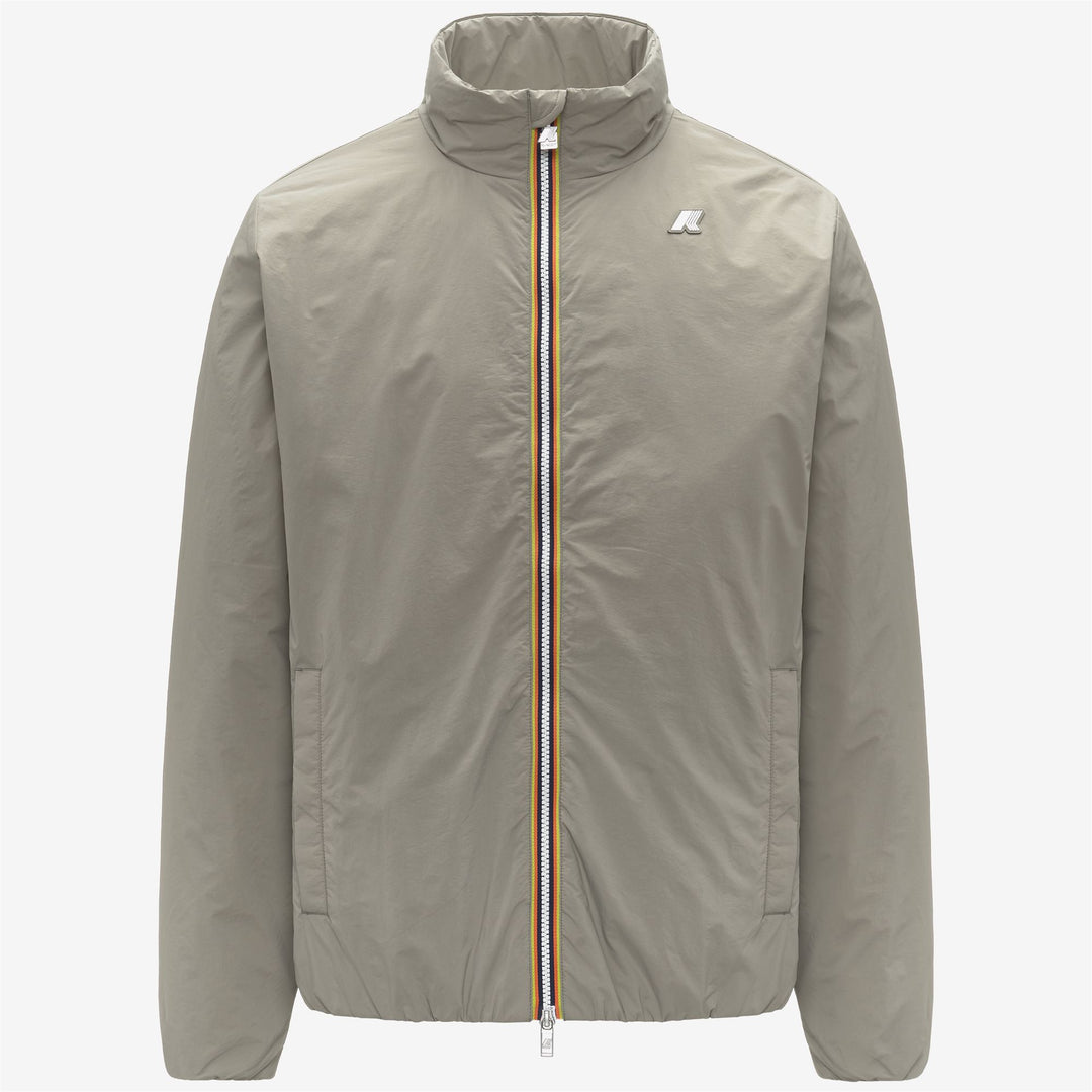 Chaqueta corta aislante ecológica para hombre color verde roble 01