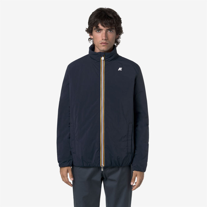Chaqueta corta de invierno azul para hombre 3