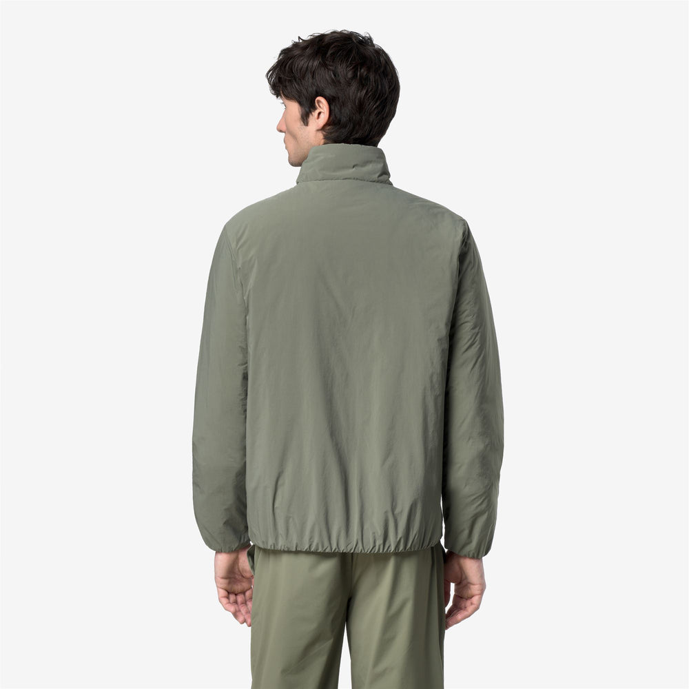 VALENTINE PLAIN WARM Jackets Short Man Green Lichen 02