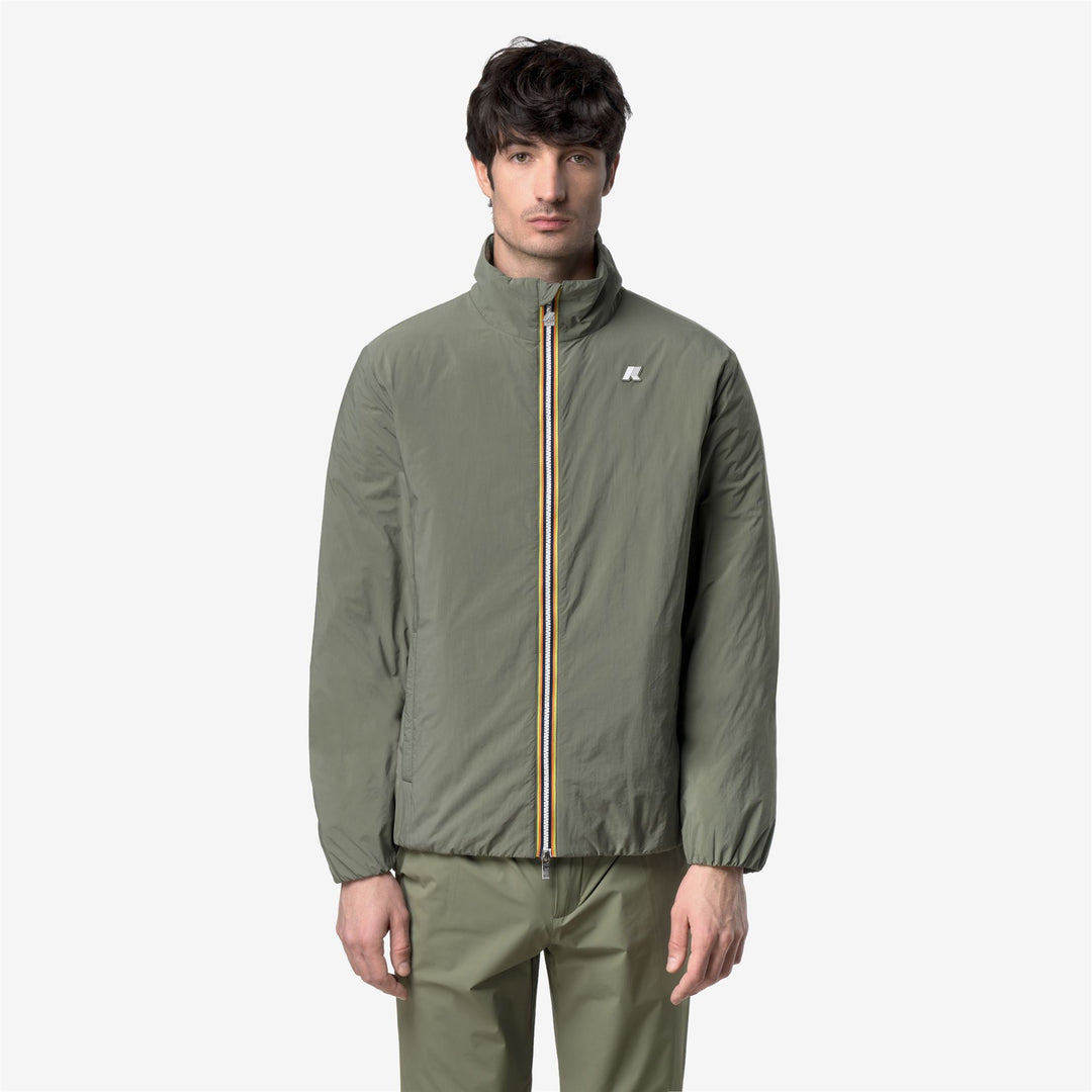 VALENTINE PLAIN WARM Jackets Short Man Green Lichen 01