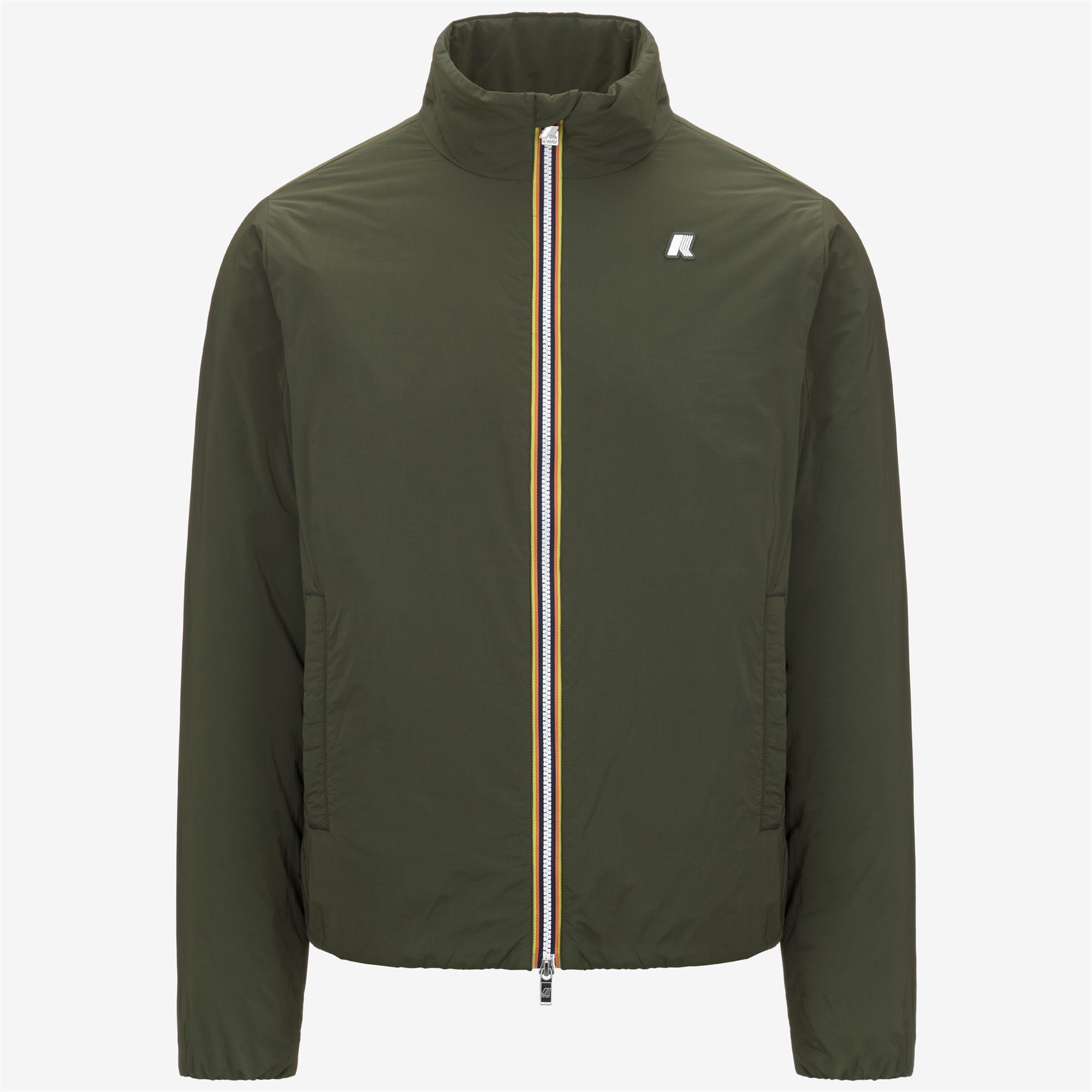 Jackets_MAN_VALENTINE PLAIN WARM_Short_GREEN BLACKISH - Commercial 1