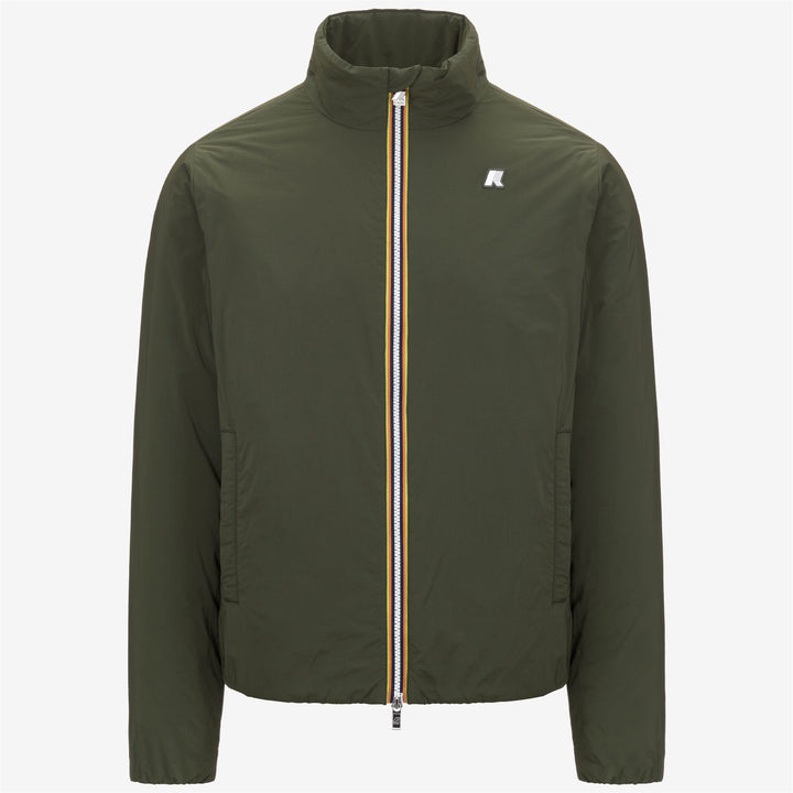 Chaqueta corta verde para hombre para primavera y otoño 1