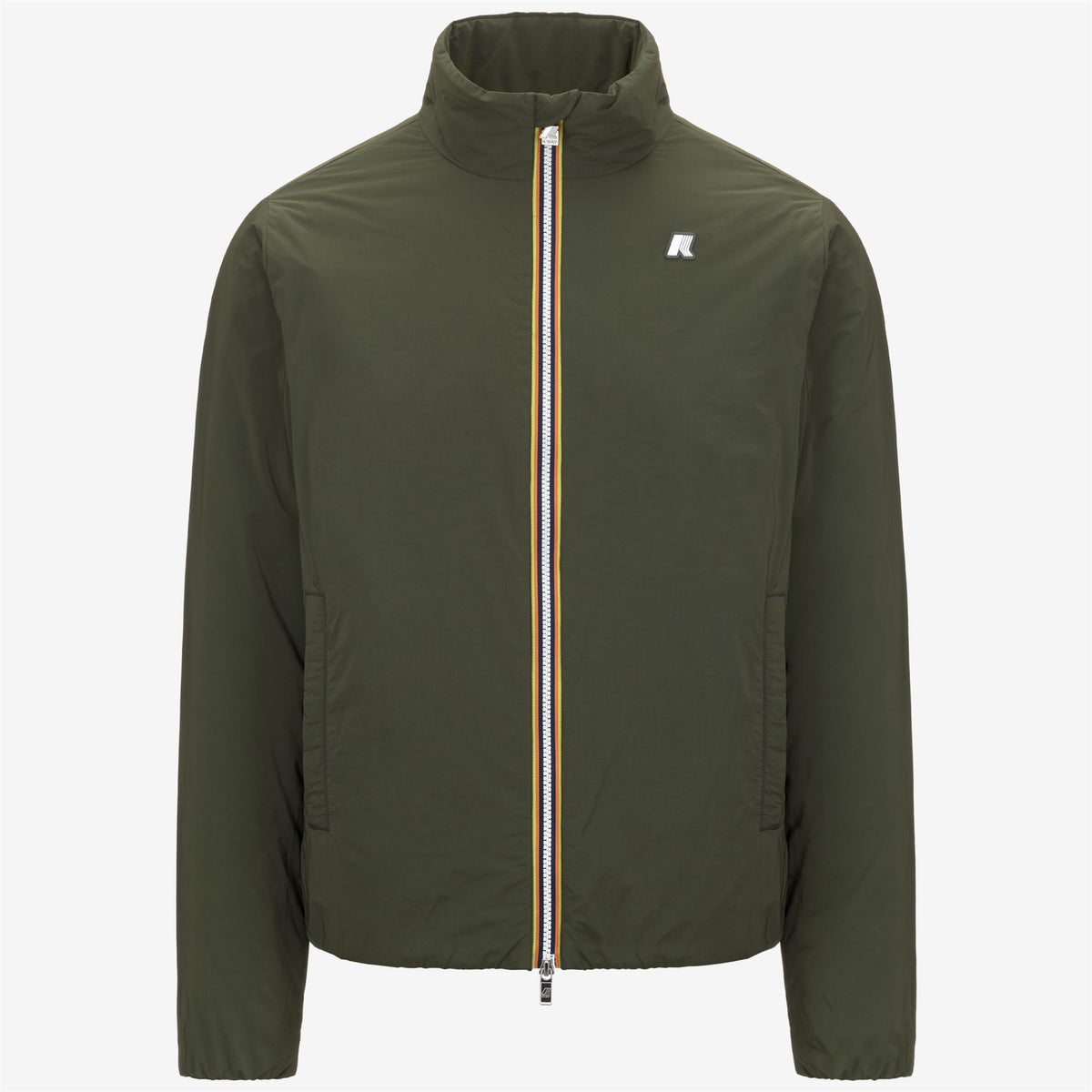Jackets_MAN_VALENTINE PLAIN WARM_Short_GREEN BLACKISH - Commercial 1
