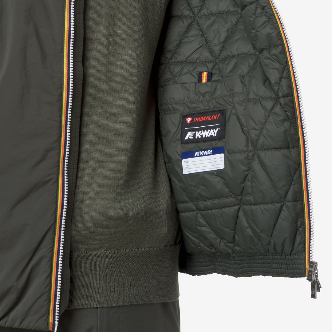 Chaqueta corta verde para hombre para primavera y otoño main