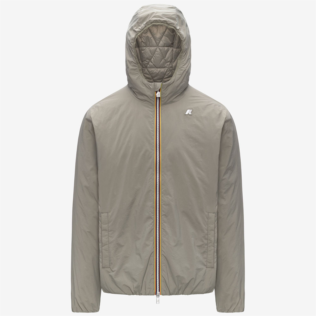 Chaqueta corta aislante Green Oak para hombre con acolchado ecológico 01