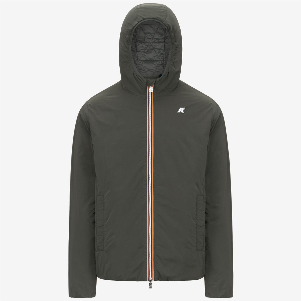 Jackets_MAN_JACK PLAIN WARM_Short_GREEN BLACKISH - Commercial 1