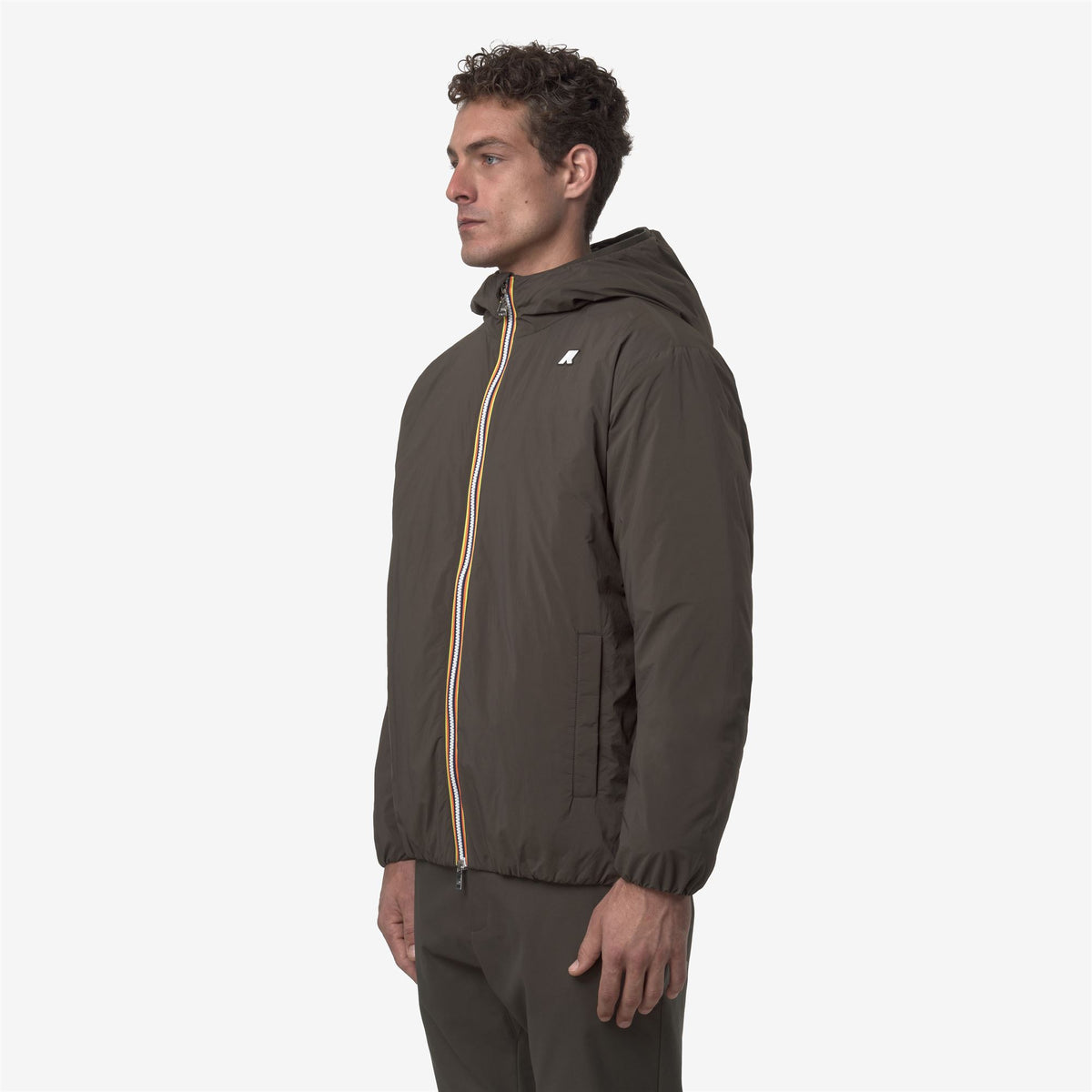 Jackets_MAN_JACK PLAIN WARM_Short_Black Olive - Commercial 5
