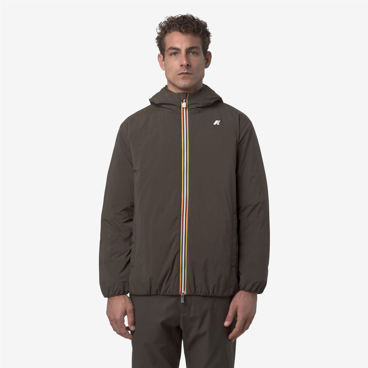 Jackets_MAN_JACK PLAIN WARM_Short_Black Olive - Commercial 4