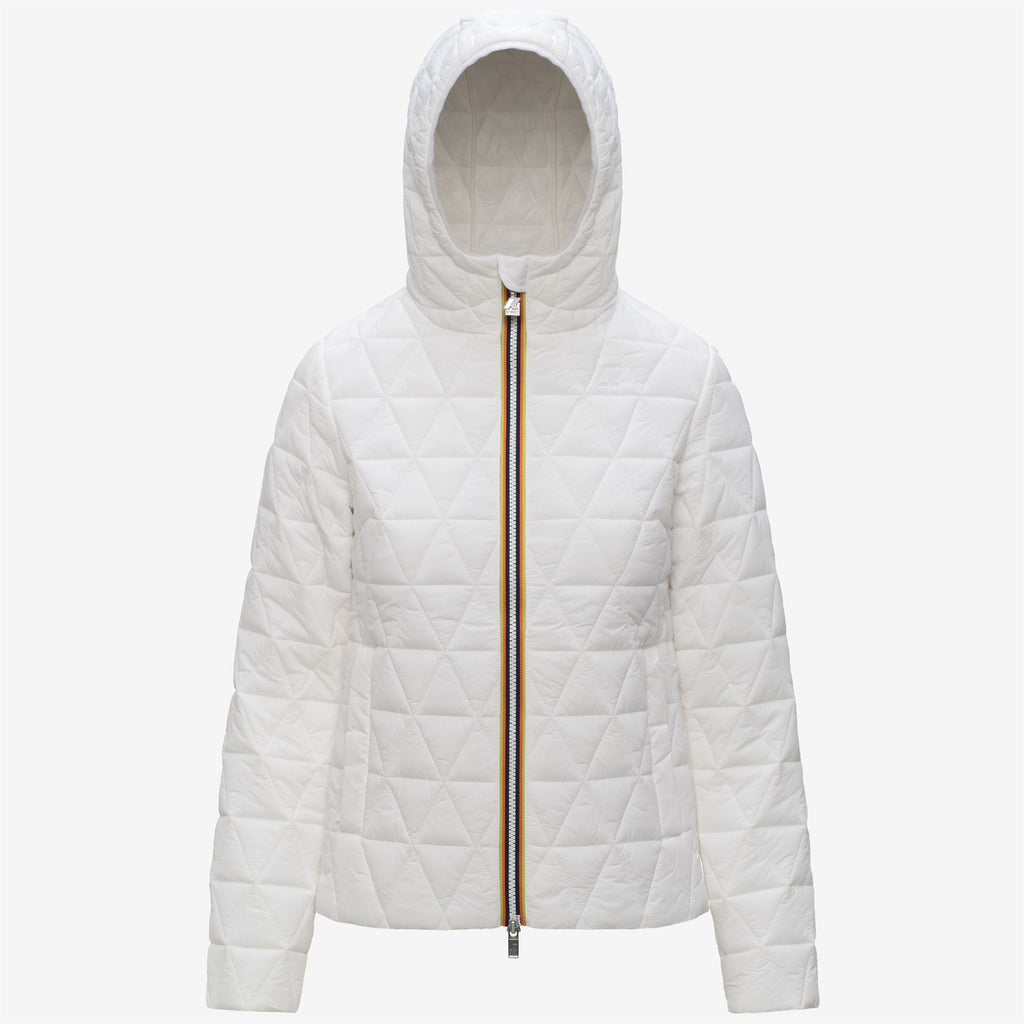 Jackets_Woman_LIL DIAMOND QUILTED WARM_Short_White - White - Commercial 1