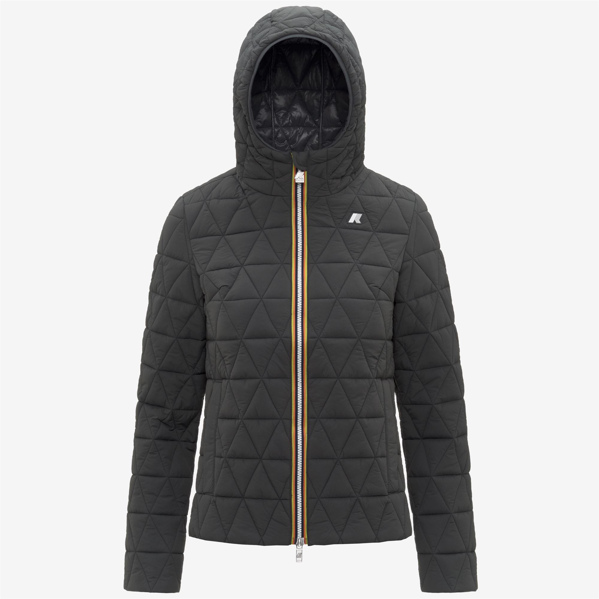 Jackets_WOMAN_LIL DIAMOND QUILTED WARM_Short_Grey Shadow Dk - Commercial 1