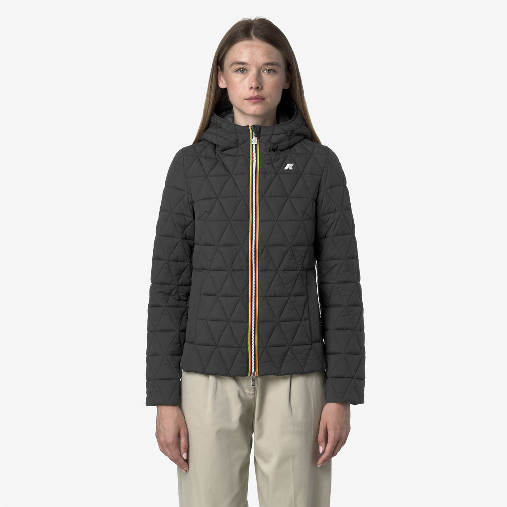 Jackets_WOMAN_LIL DIAMOND QUILTED WARM_Short_Grey Shadow Dk - Commercial 4