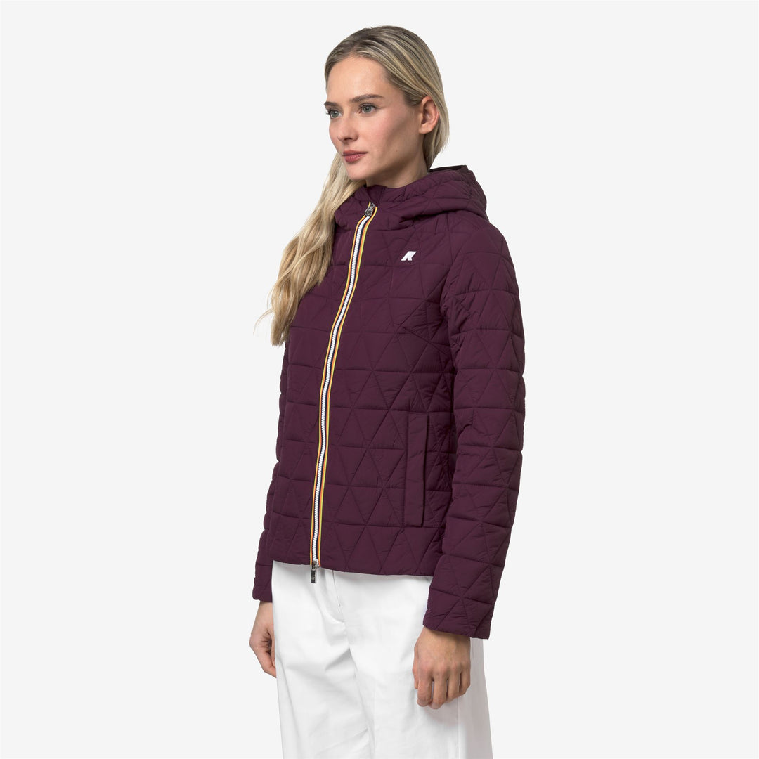 LIL DIAMOND QUILTED WARM - Jackets - Short - Woman - VIOLET MAUVE WINE main