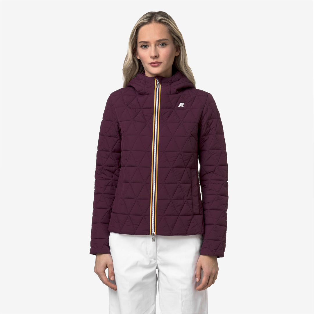 LIL DIAMOND QUILTED WARM - Jackets - Short - Woman - VIOLET MAUVE WINE main