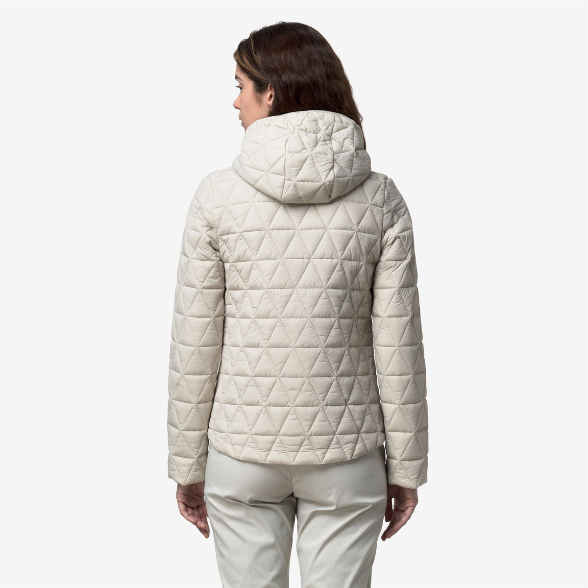Jackets_Woman_LIL DIAMOND QUILTED WARM_Short_BEIGE LT - Commercial 6