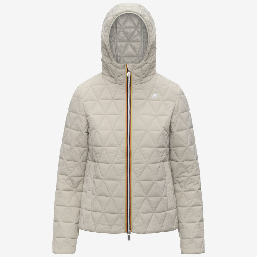 Jackets_Woman_LIL DIAMOND QUILTED WARM_Short_BEIGE LT - Commercial 1