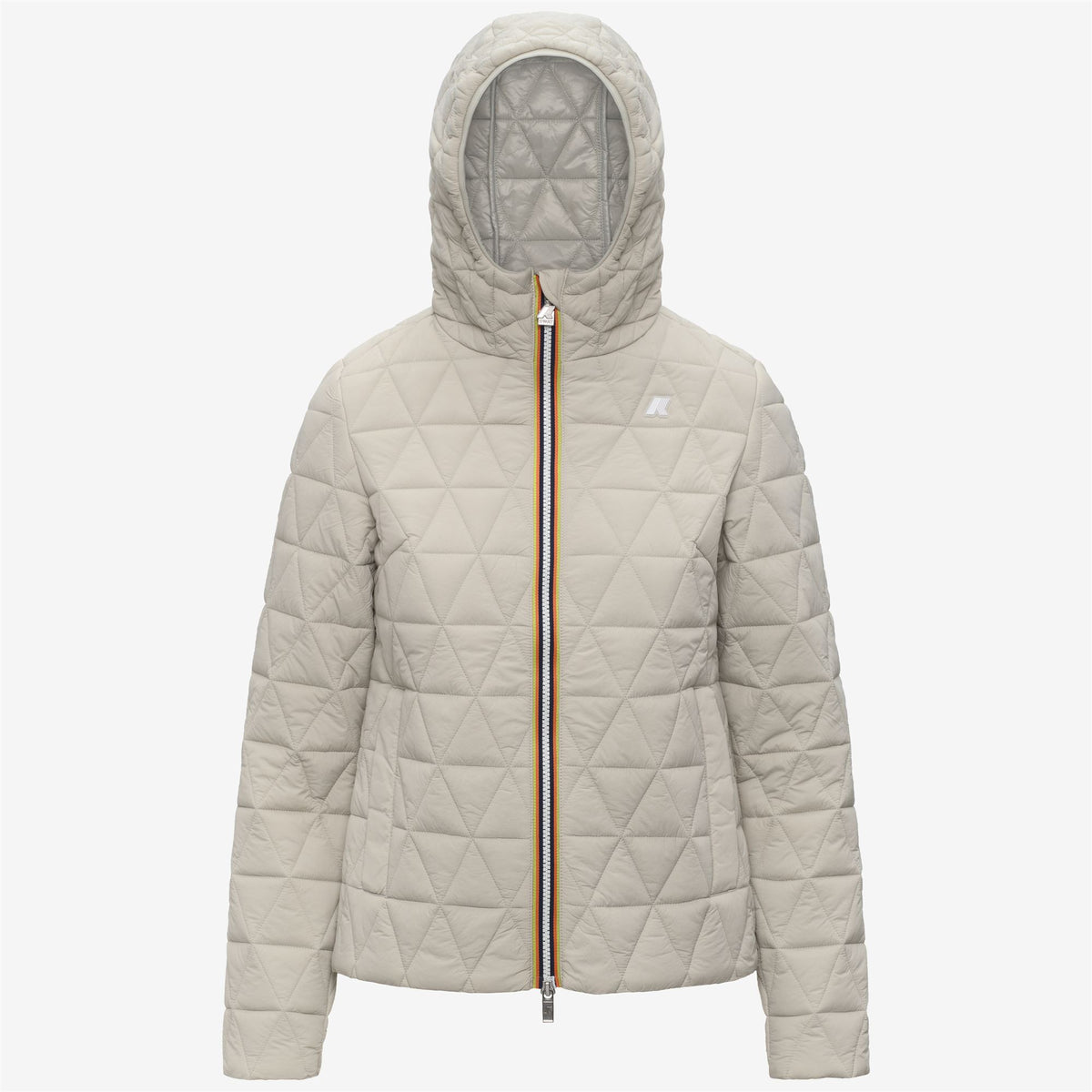 Jackets_Woman_LIL DIAMOND QUILTED WARM_Short_BEIGE LT - Commercial 1