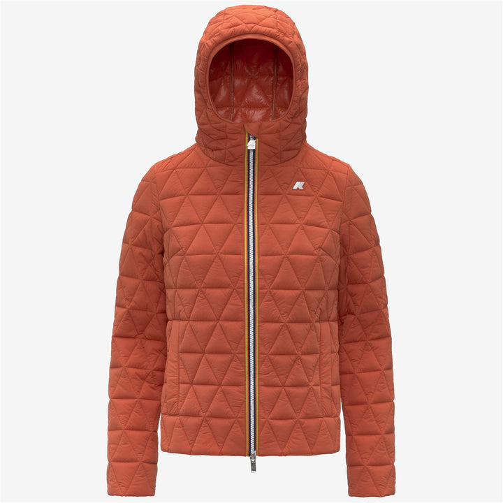 LIL DIAMOND QUILTED WARM - Jackets - Short - Woman - ORANGE BROWNISH 1