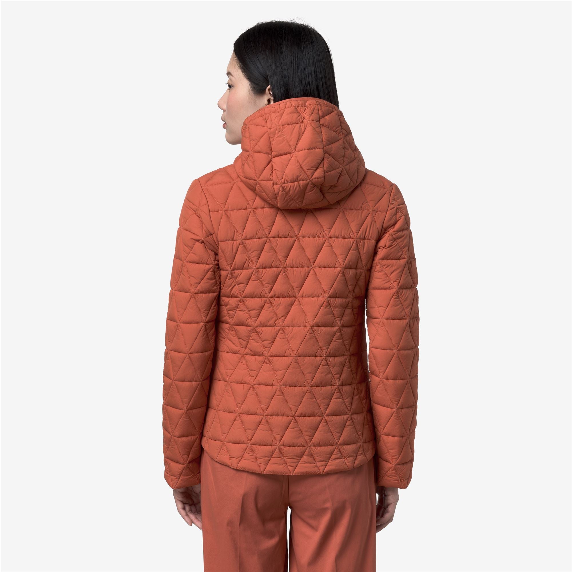 Jackets_Woman_LIL DIAMOND QUILTED WARM_Short_Orange Brownish - Commercial 6