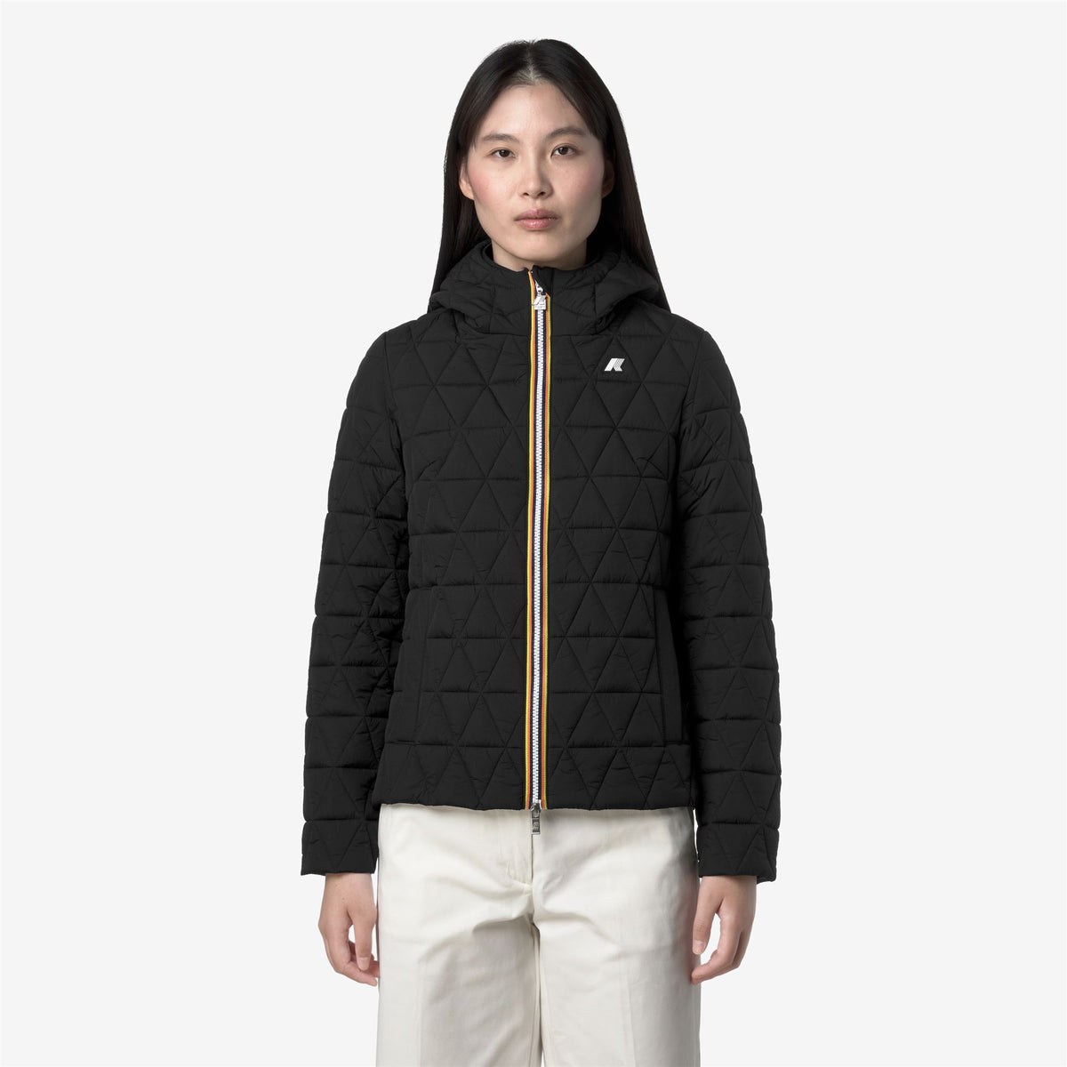 Jackets_WOMAN_LIL DIAMOND QUILTED WARM_Short_Black Pure - Black Pure - Commercial 4