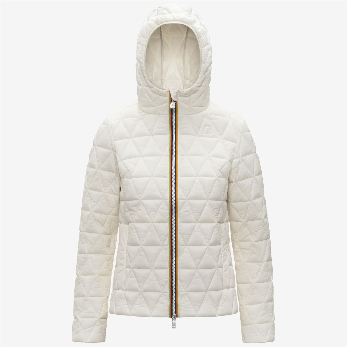 Jackets_WOMAN_LIL DIAMOND QUILTED WARM_Short_White Gardenia - Commercial 1