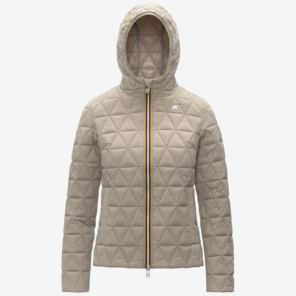 Jackets_WOMAN_LIL DIAMOND QUILTED WARM_Short_Beige Cashmere - Commercial 1