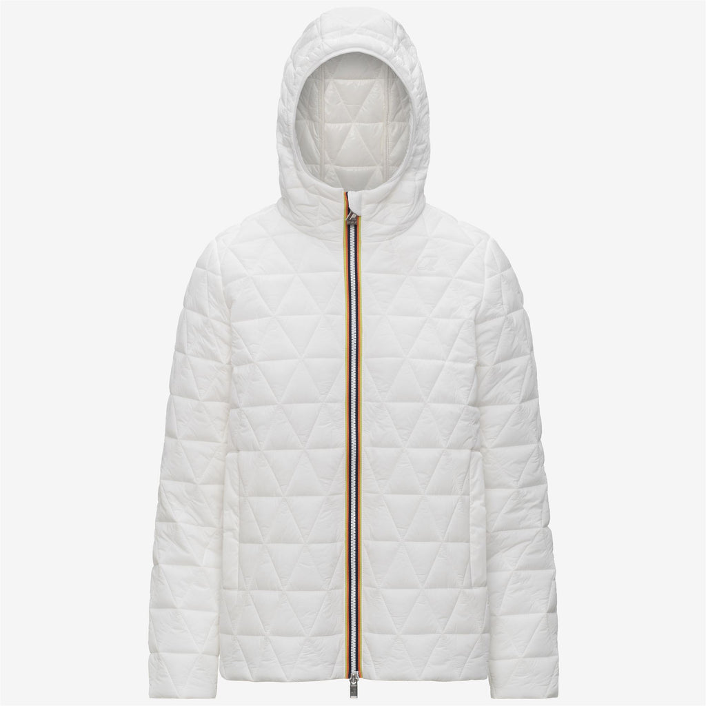 Jackets_Woman_MADLAINE DIAMOND QUILTED WARM_Short_White - White - Commercial 1