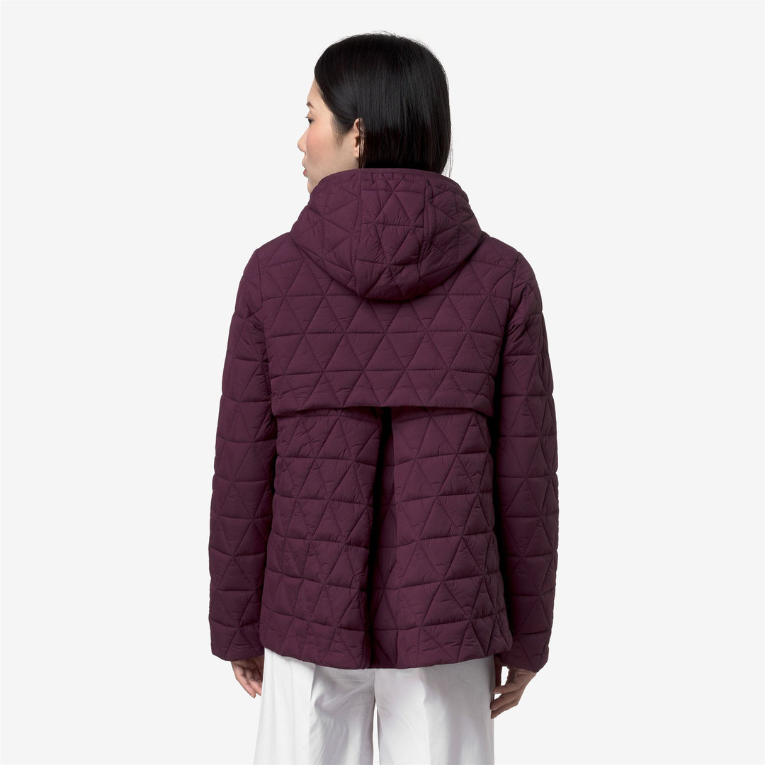 MADLAINE DIAMOND QUILTED WARM - Jackets - Short - Woman - VIOLET MAUVE WINE main