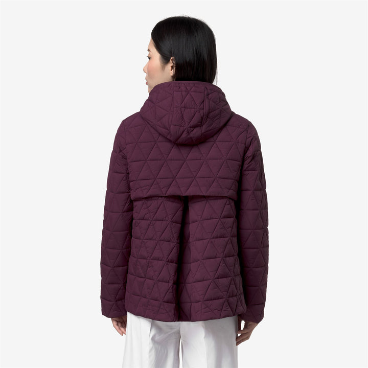 MADLAINE DIAMOND QUILTED WARM - Jackets - Short - Woman - VIOLET MAUVE WINE 5