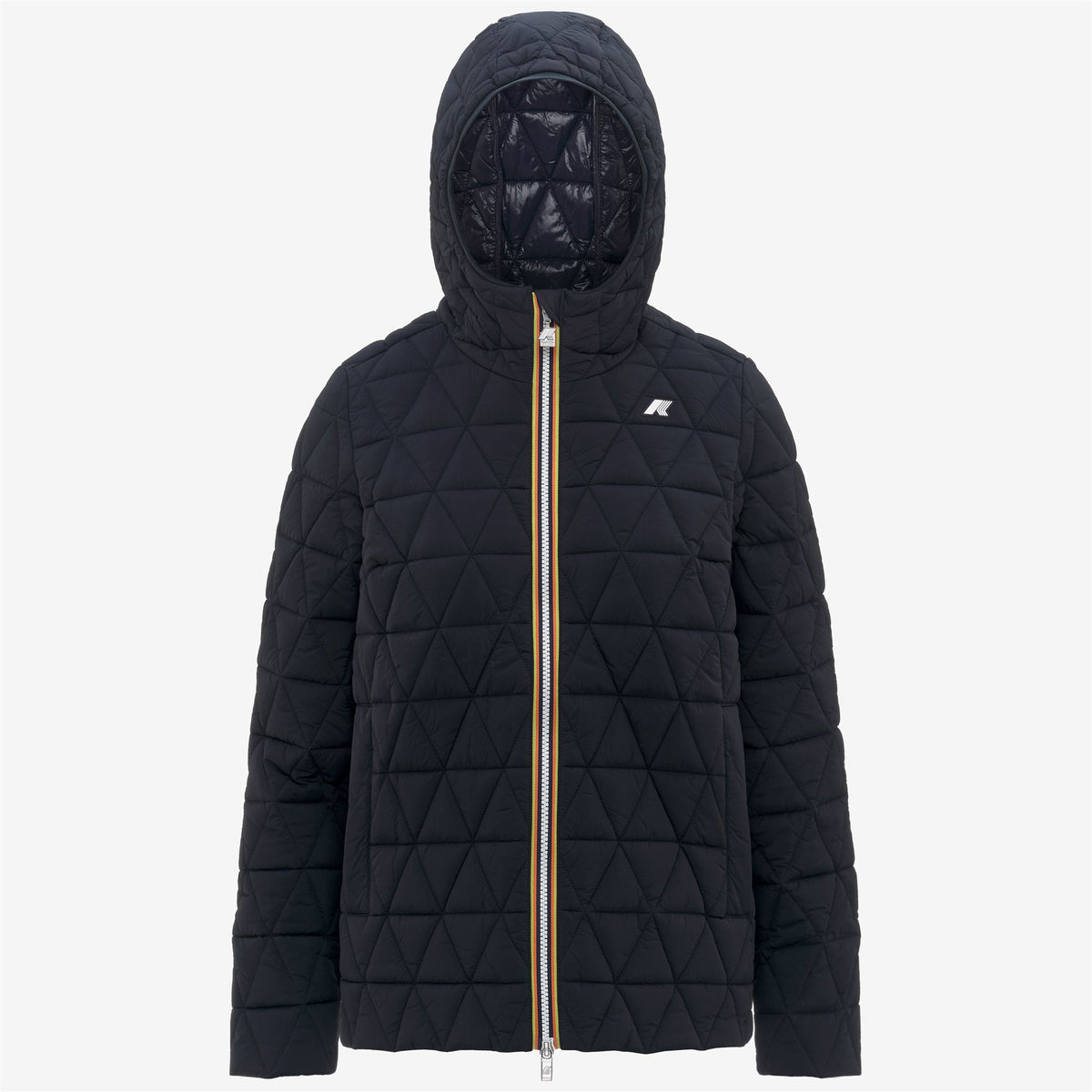 Jackets_WOMAN_MADLAINE DIAMOND QUILTED WARM_Short_Blue Depth - Commercial 1