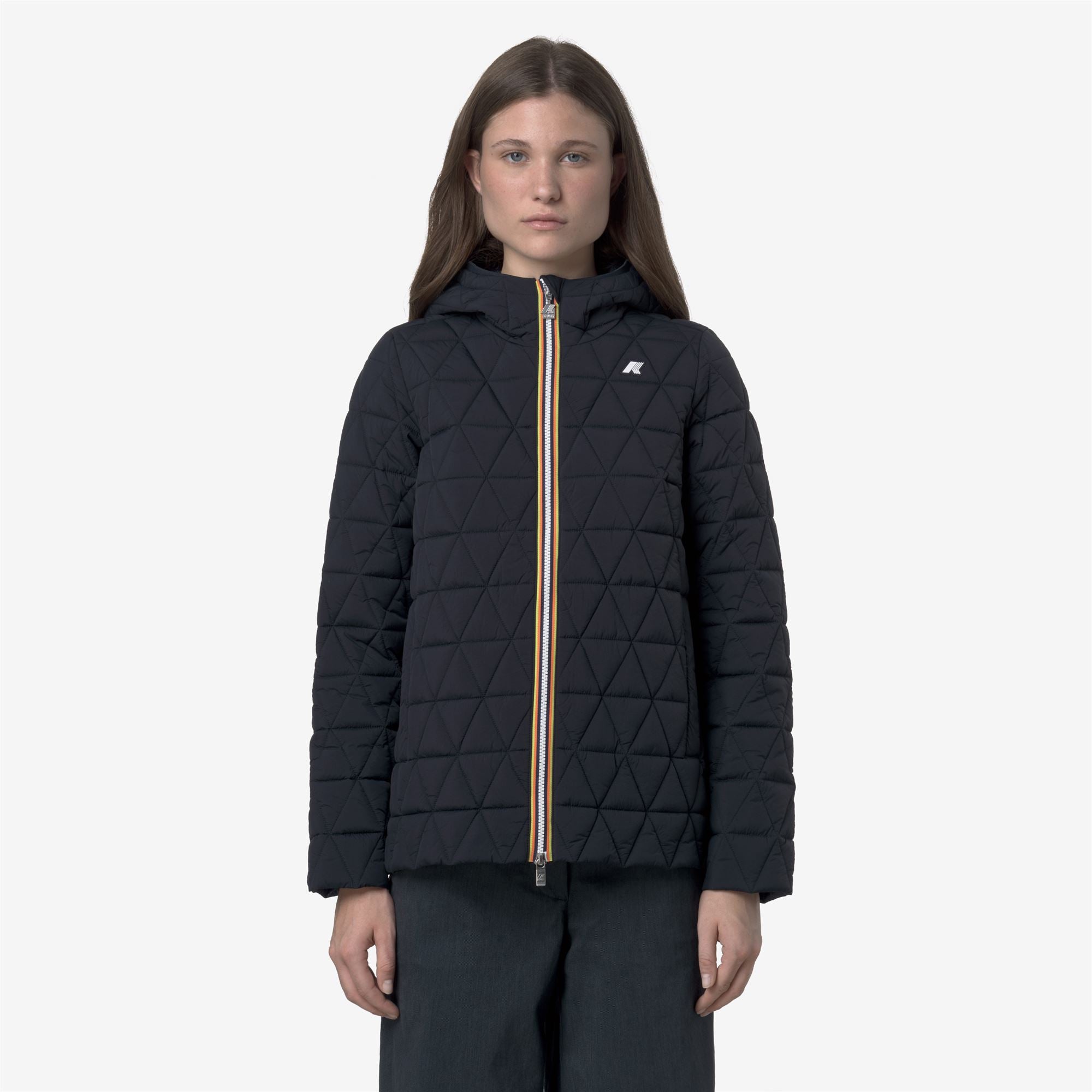 Jackets_WOMAN_MADLAINE DIAMOND QUILTED WARM_Short_Blue Depth - Commercial 4