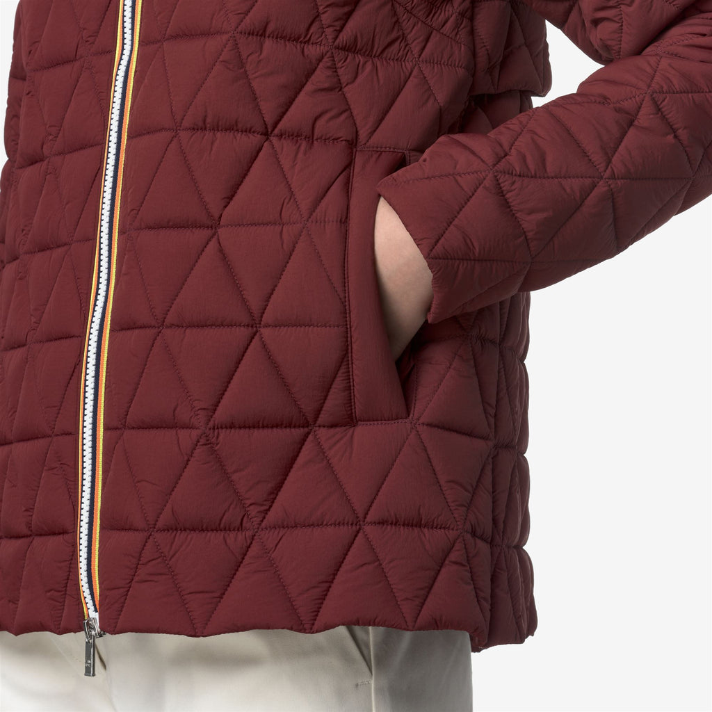 Jackets_WOMAN_MADLAINE DIAMOND QUILTED WARM_Short_Red Syrah - Commercial 7