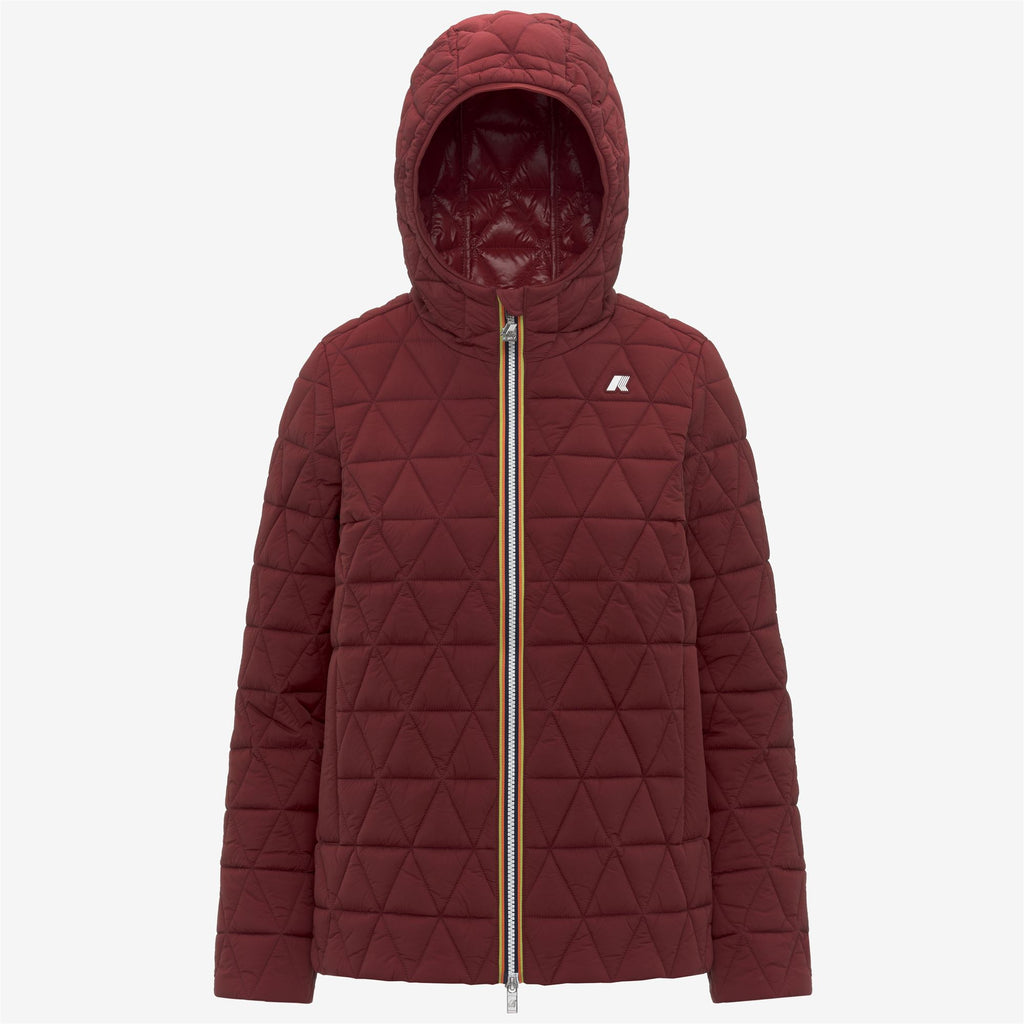 Jackets_WOMAN_MADLAINE DIAMOND QUILTED WARM_Short_Red Syrah - Commercial 1